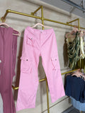 Pretty in Pink Cargo Pants